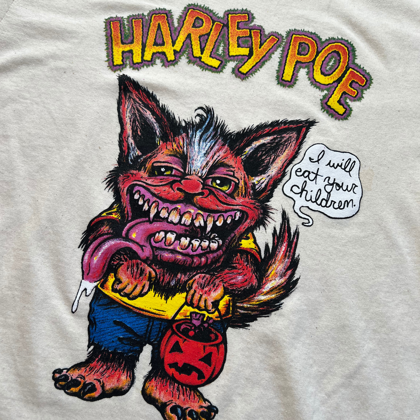 Harley Poe Tour Tee : White Wolf