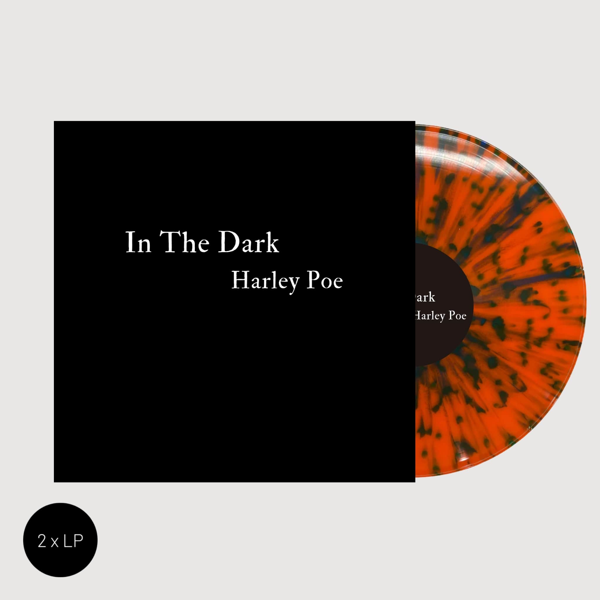 Harley Poe In The Dark Or B Movie Trash Double LP Chain