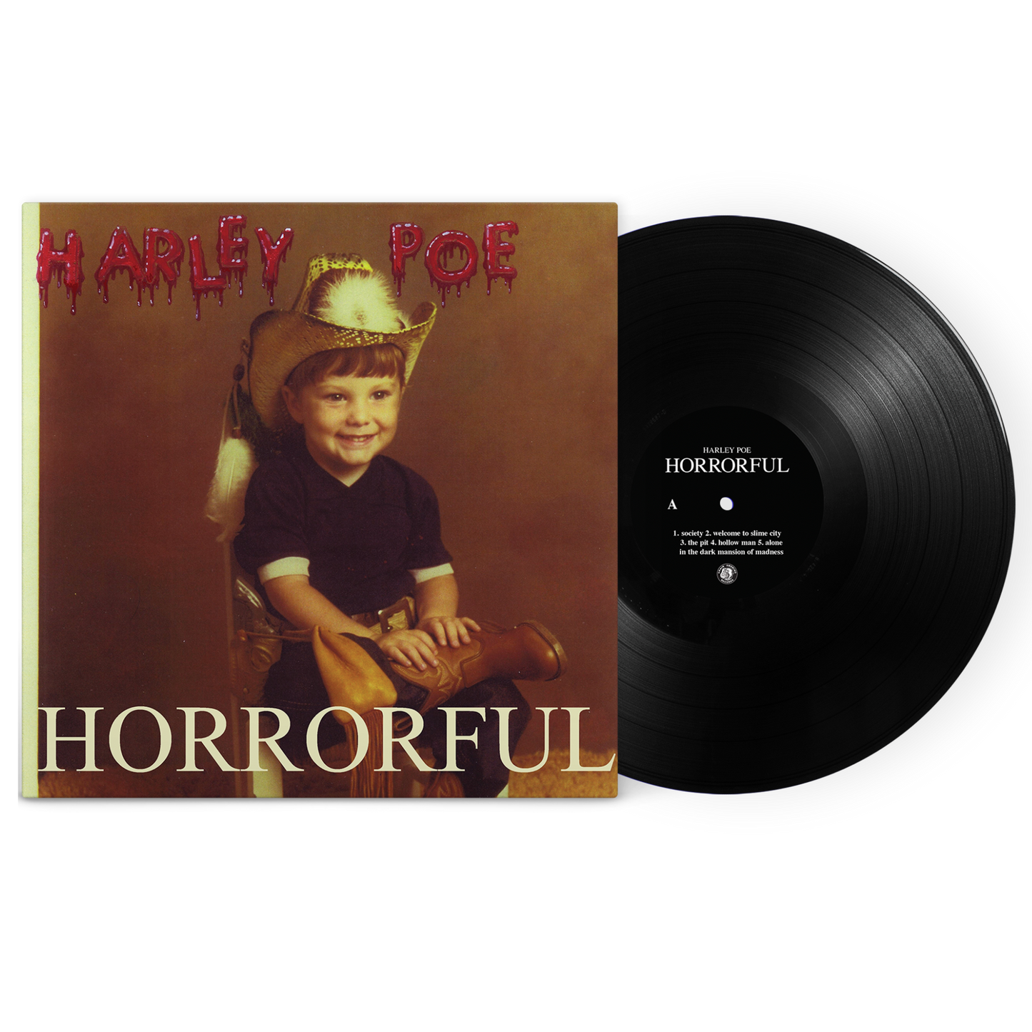 Harley Poe Horrorful Vinyl LP