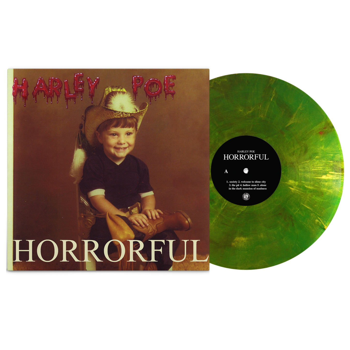 Harley Poe Horrorful Vinyl LP