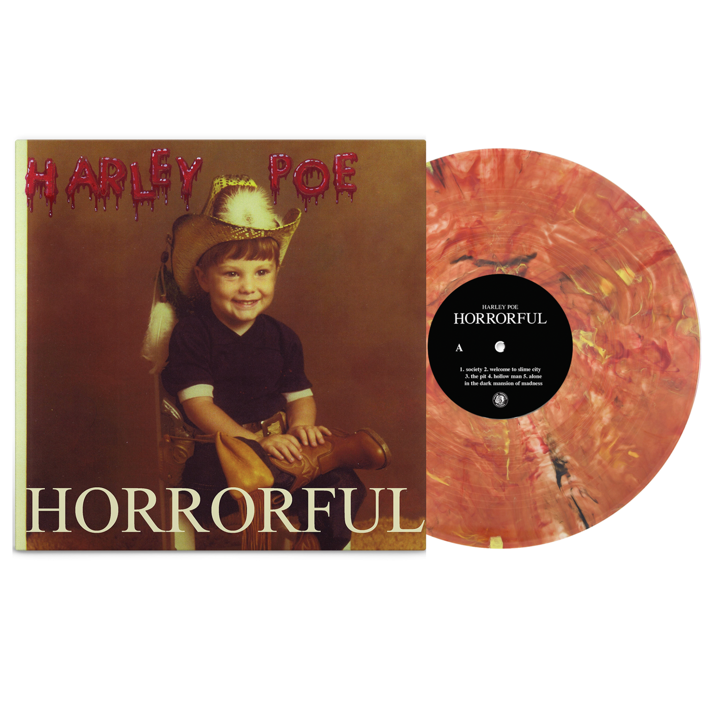 Harley Poe Horrorful Vinyl LP