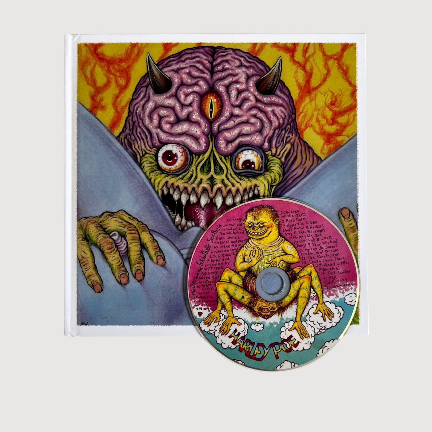 Harley Poe: Little Joey and the Psychophallic Sex Brain Art Book & CD