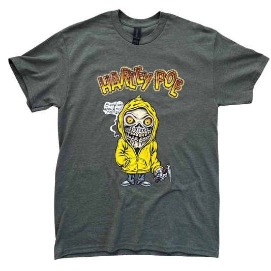 Harley Poe Tour Tee : Green Skelly