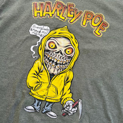 Harley Poe Tour Tee : Green Skelly