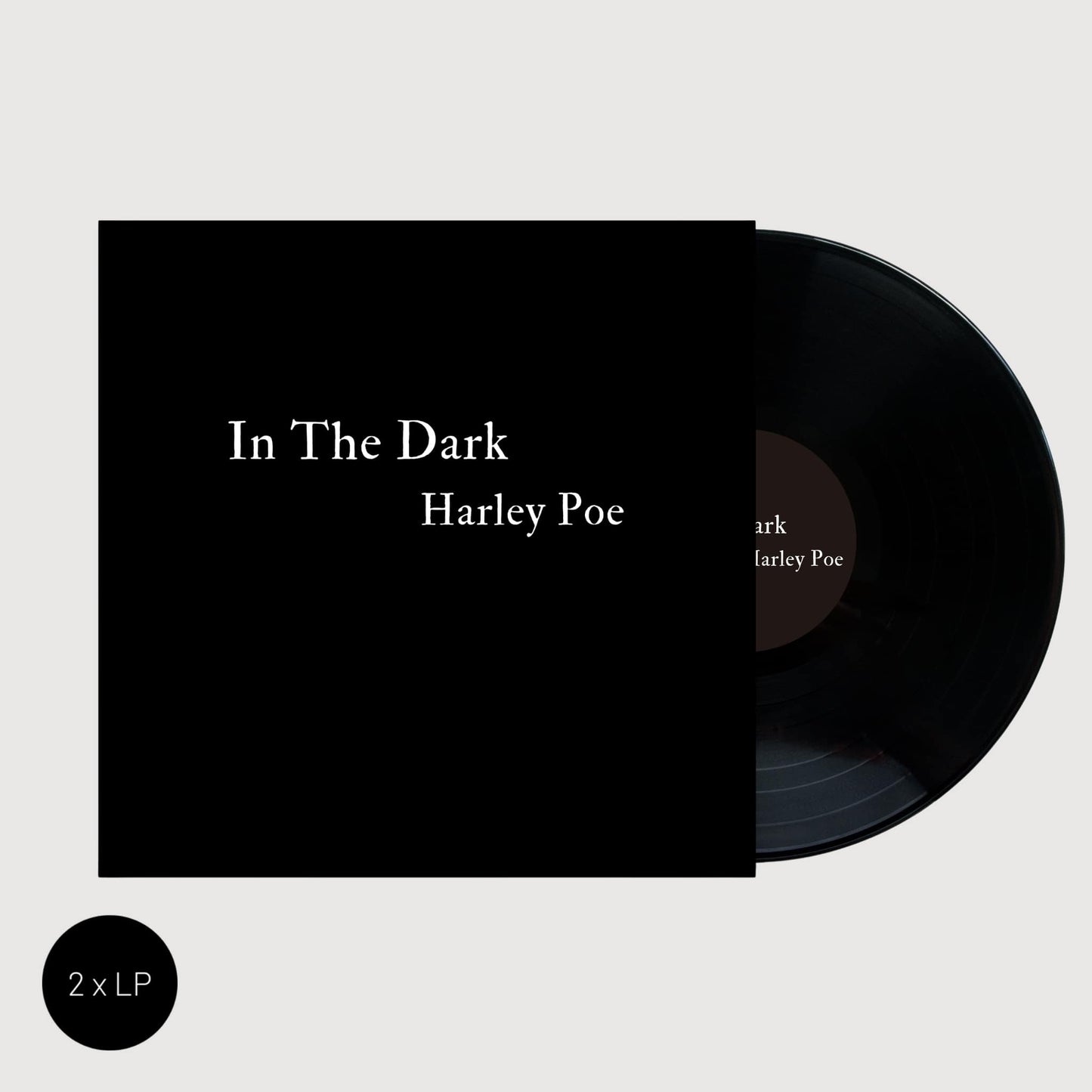 PRESALE Harley Poe In The Dark: Or, B Movie Trash Double LP