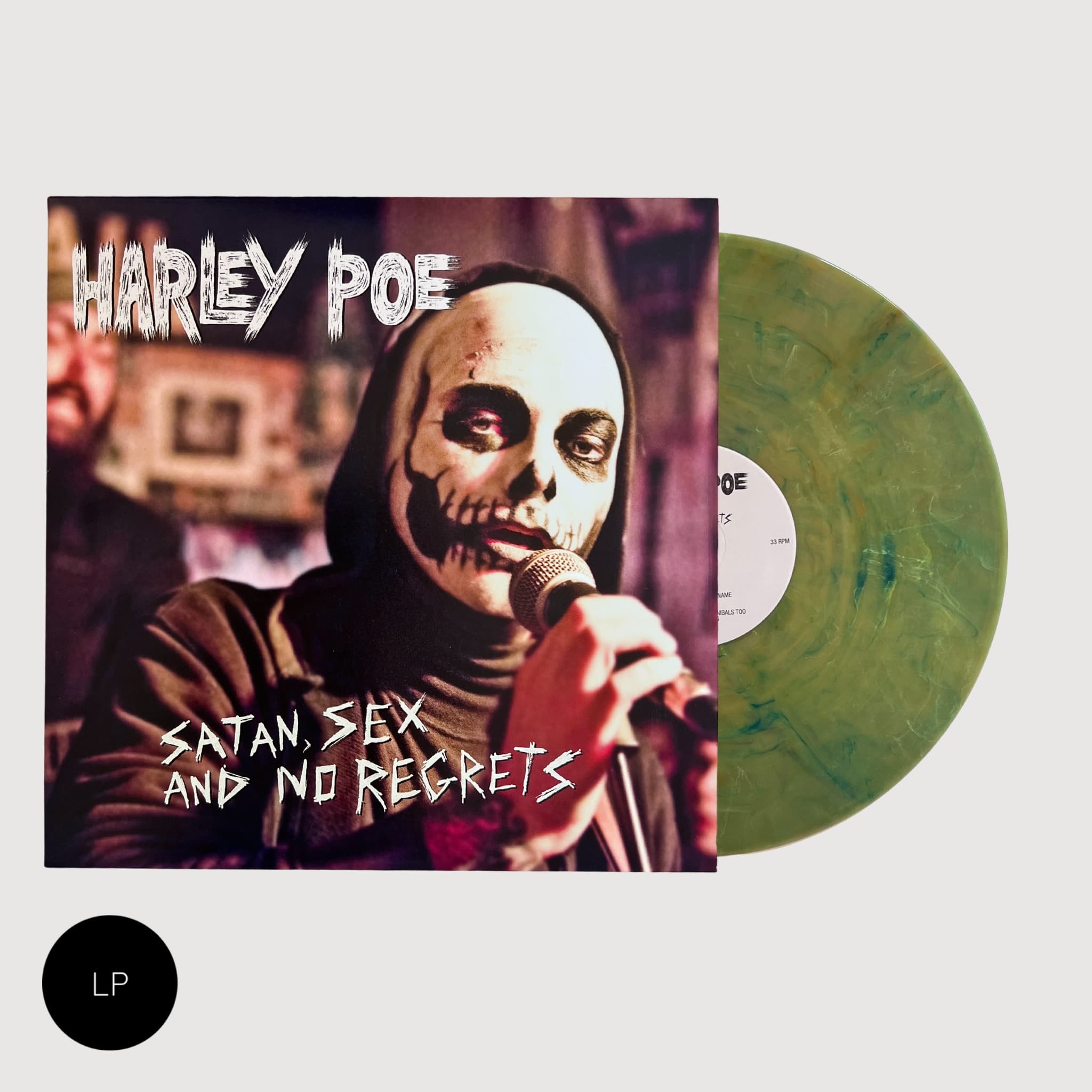 HARLEY POE 2024 SATAN. SEX, AND CIGARETTES VINYL LP HARD TO FIND