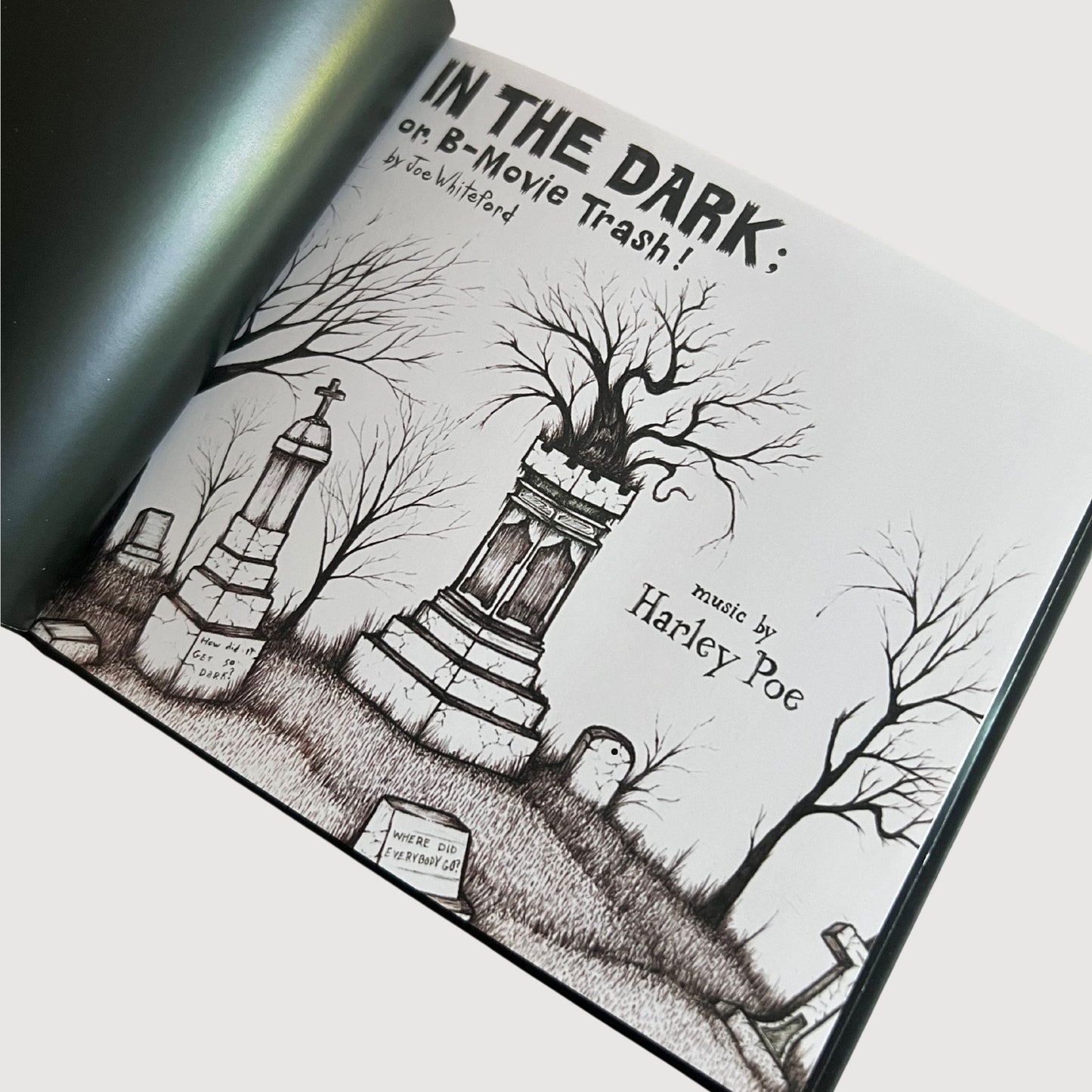 Harley Poe In The Dark: Or, B Movie Trash Art Book & CD