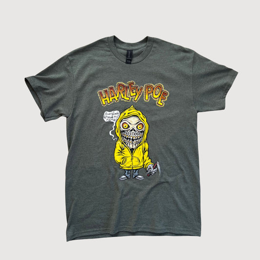 Harley Poe Tour Tee : Green Skelly
