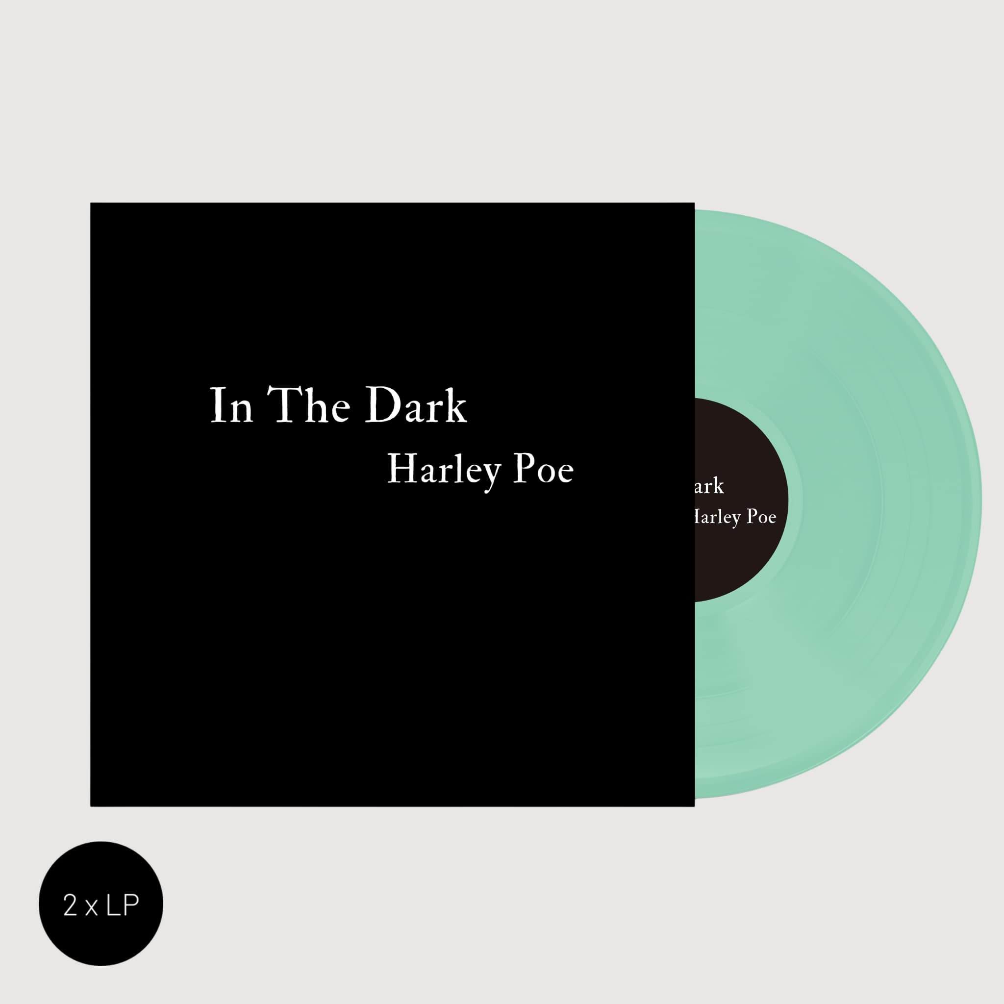 Harley Poe In The Dark Or B Movie Trash Double LP