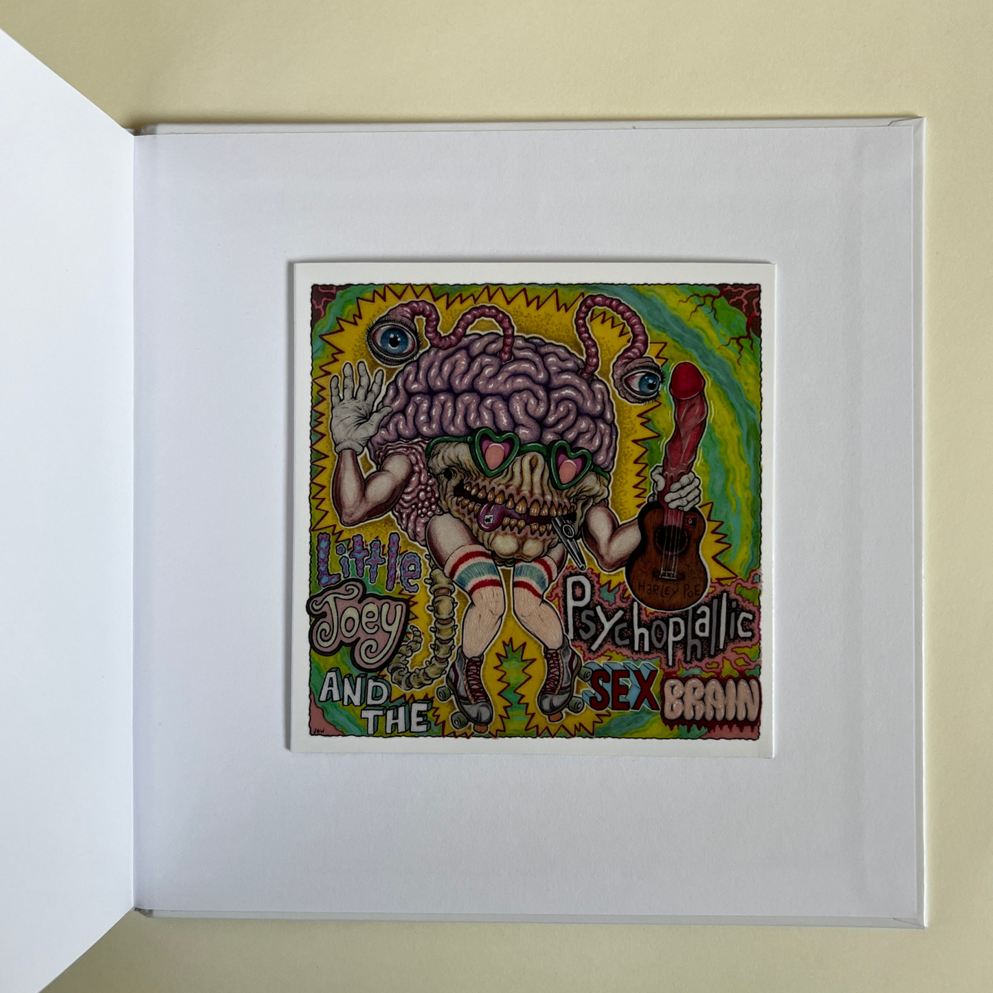 Harley Poe: Little Joey and the Psychophallic Sex Brain Art Book & CD