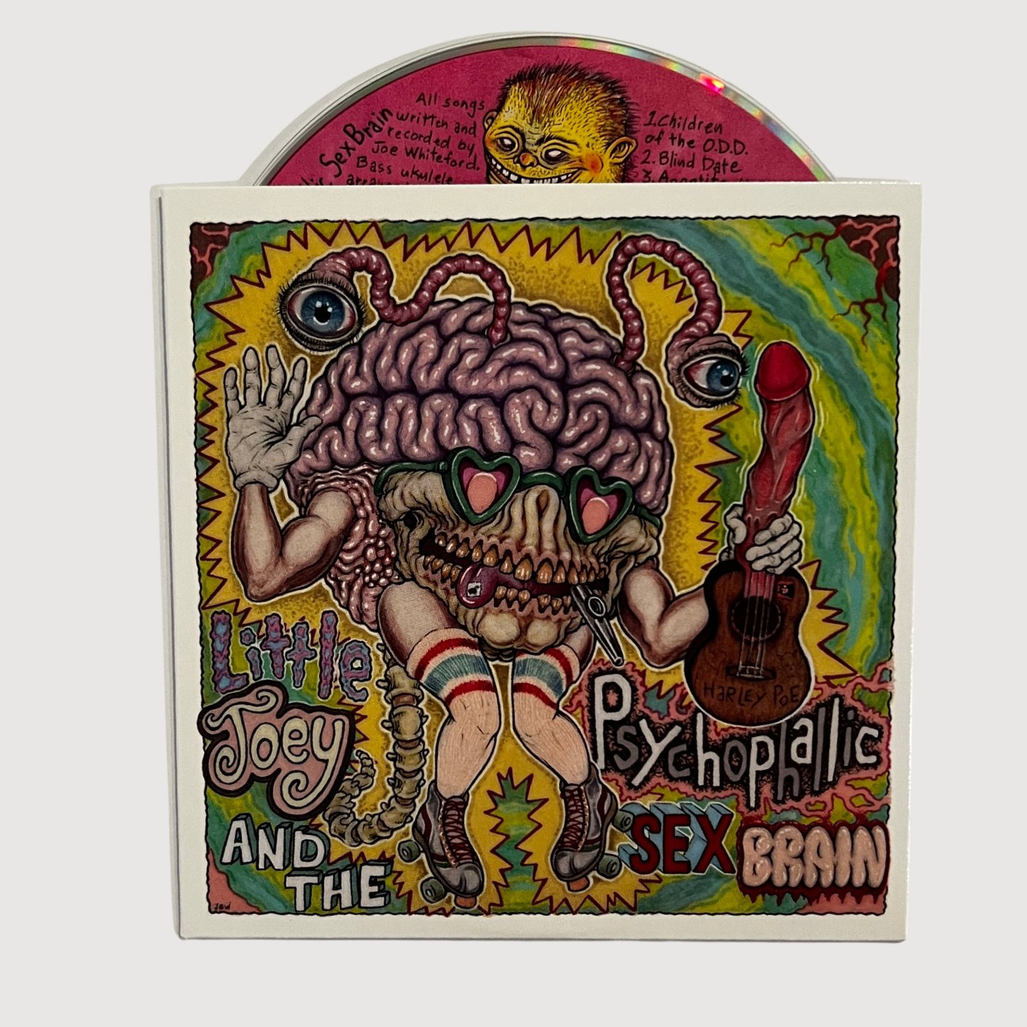 Harley Poe: Little Joey and the Psychophallic Sex Brain Art Book & CD